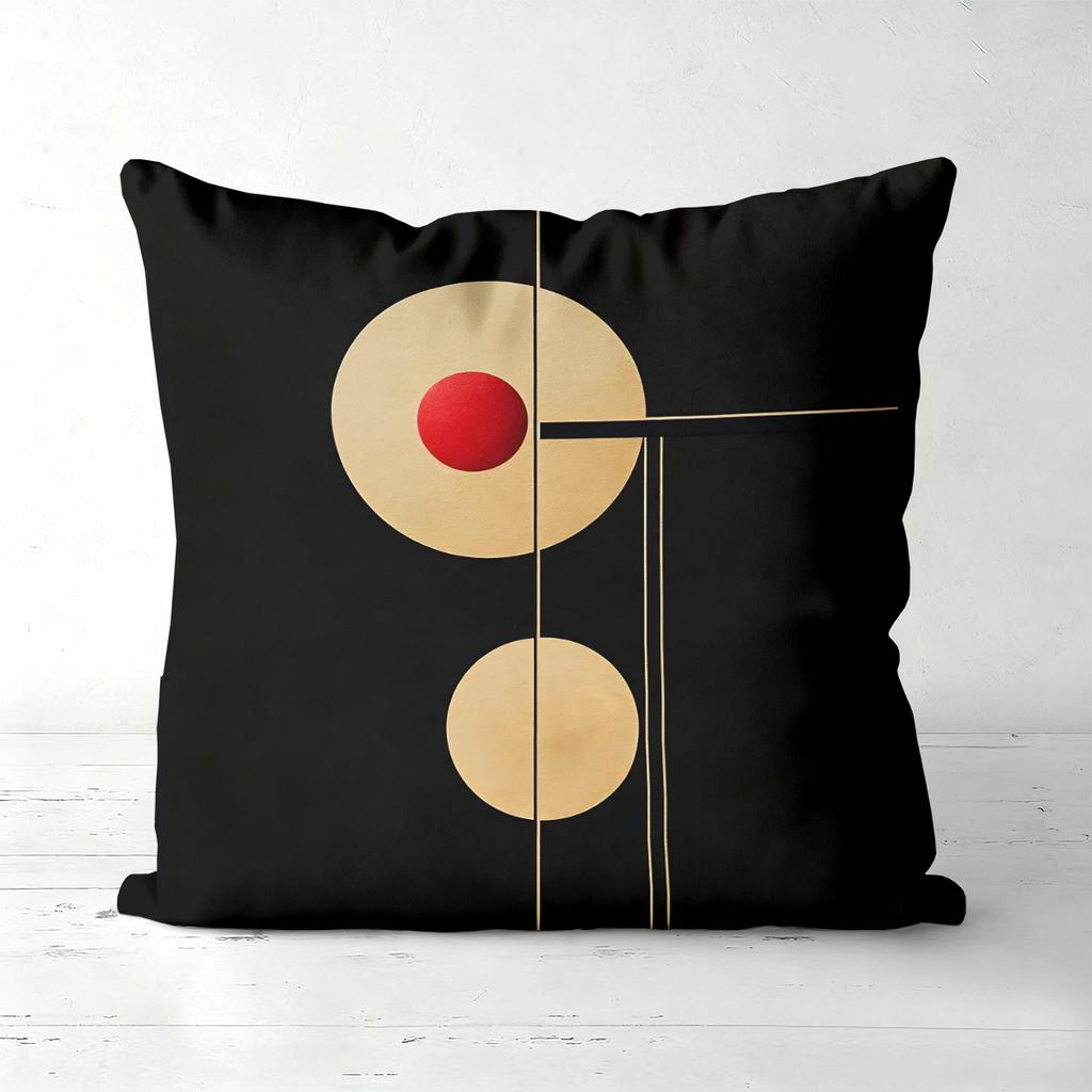 Mid Century Modern Geometric Abstract Throw Pillow Covers Pattern Cushion Cover Suitable For Sofa Bedroom Car Pillow Cover
