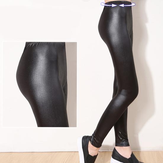 Kalhoty Jednobarevné S vysokým pasem Látkové Sexy Slim Kalhoty pro Ženy