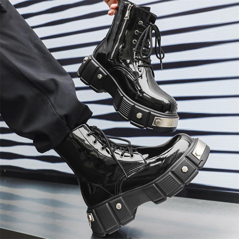 Kožené boty pro muže Pravá kůže Boty velkých velikostí Vysoce kvalitní Designové formální boty Ležérní boty Obchodní