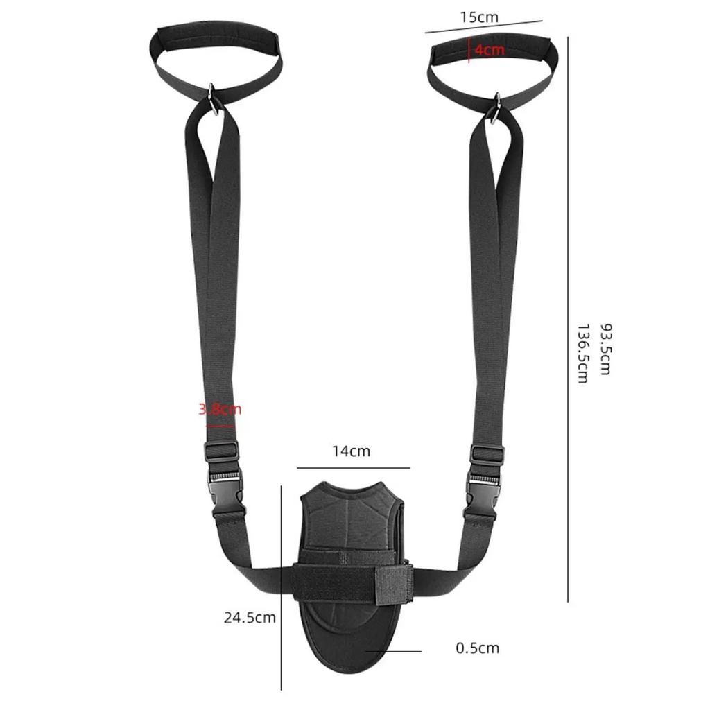 Foot and Calf Stretcher Stretching Strap for Exercise Flexibility Hamstrings Adjustable Strap