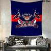 Universidad de Chile Wall Tapestry Aesthetic Wall Hanging Printed Fabric Blanket Decorative Tapestries for Bedroom Living Room Home Decor