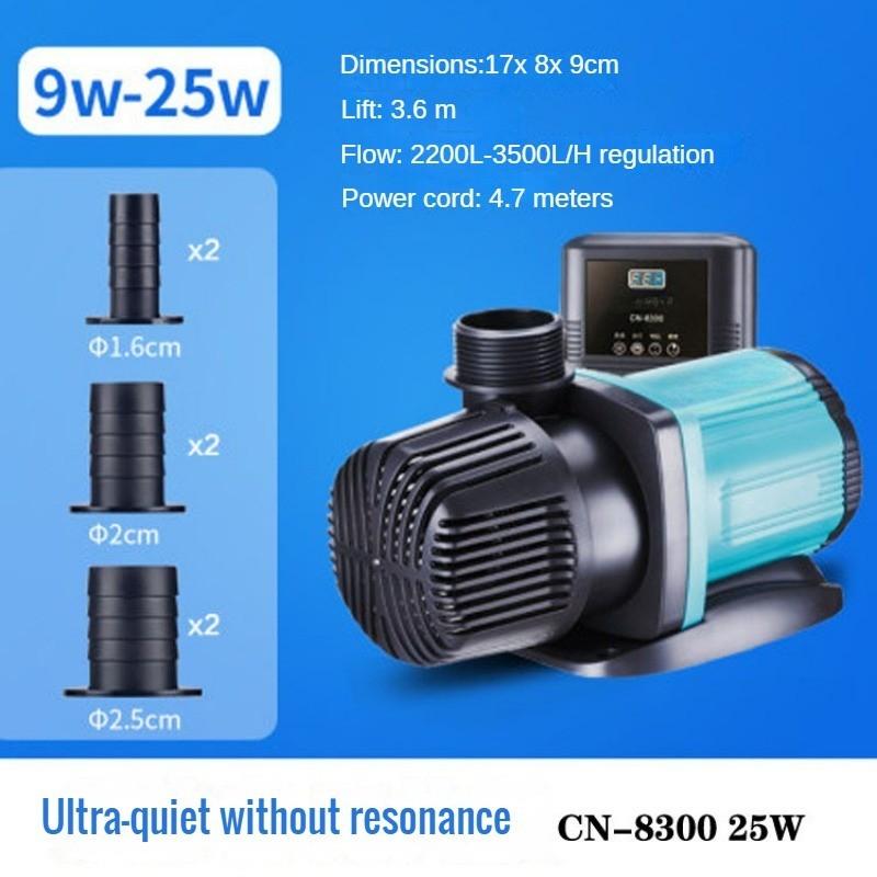 Silent Fish Tank Variable Frequency Water Pump Small Bottom Suction Pump Aquarium Large Flow Circulating Pump