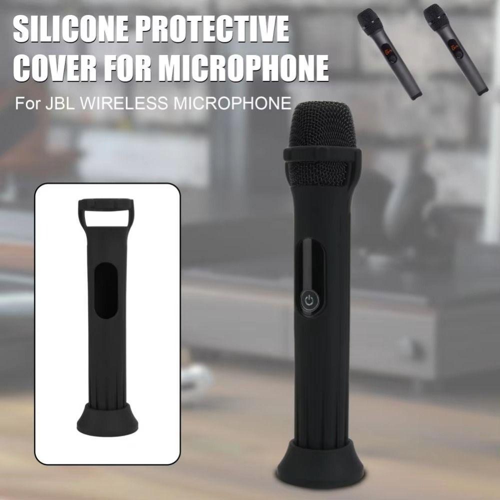 Shockproof Microphone Silicone Case for for JBL Wireless Microphone Stand Accessories