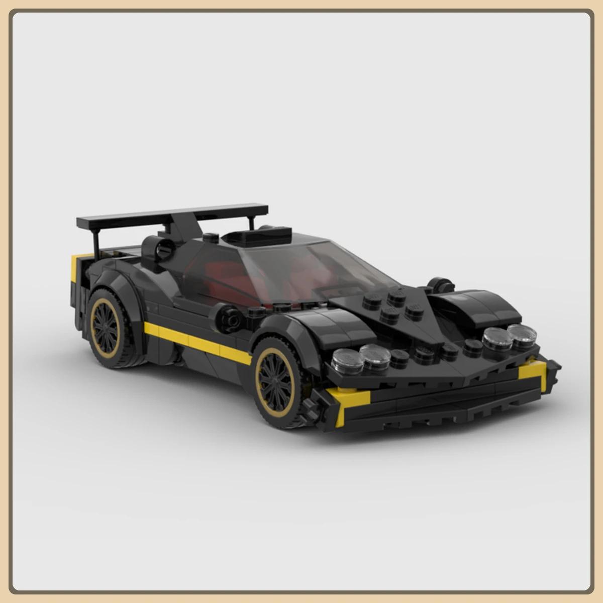 

MOC-155517 Building Blocks Car Classic sports car model Racing Creative gift Puzzle building blocks set speed series чорний