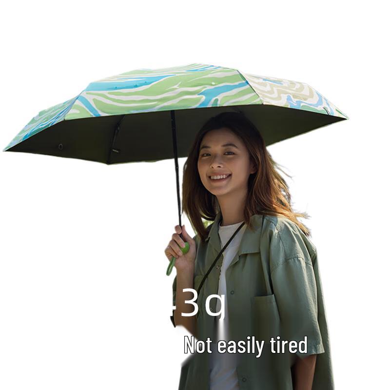 Beneath the Banana Compact UV Folding Sun Umbrella