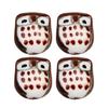5Pcs Owl Ceramic Beads Colorful Cute Animal Loose Beads for Jewelry Making Accessories DIY Bracelet Necklace Keychain Charms