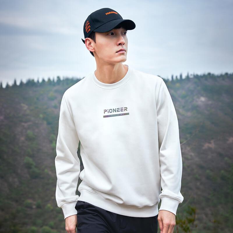 Tuoluzhe Men's Round Neck Pullover Sweatshirt
