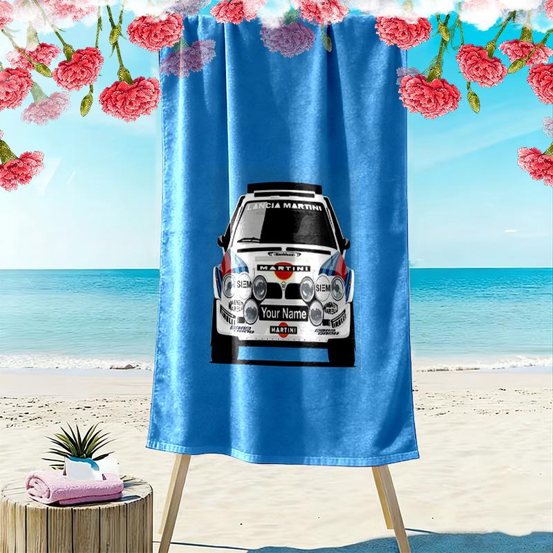 Martini Personalisierter Name Aufdruck Strandtuch Groß Weich Schnelltrocknend Handtuch Für Strand Camping Schwimmen