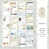 San Hua Mao Katze Schriftzug Washi Tape: Daten, Literatur, journaling-Elemente