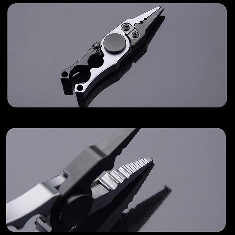 Durable Aluminum Alloy Fishing Pliers With Gyro And Tungsten Steel Blade For Easy Catches Fishing Equipment Fishing Tools