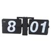 Flip Clock PVC Stainless Steel Battery Powered Retro Mechanical Digital Automatic Flip Down Desk Clock for Living Room