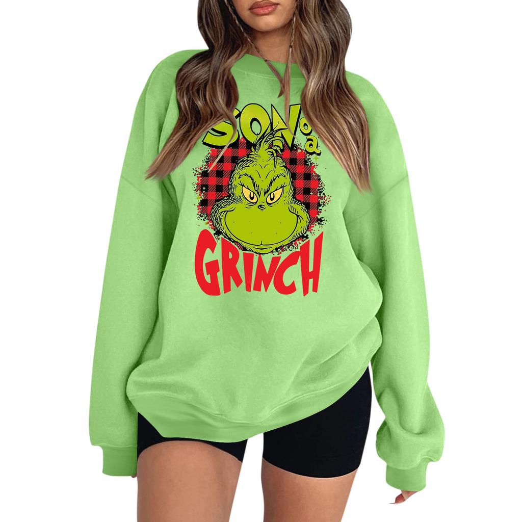 Women's Colorblock Sweatshirt Long Sleeve Round Neck Casual Comfortable Loose Lightweight Women's Sweatshirtt