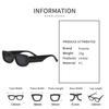 Puente Sunglasses for Men and UV UV400 Women, Stylish, White, Smoke, Black, Square, Slim, Thin, Driving, Protection,