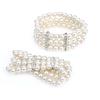 Elastic Multi-layer Bead Bracelet, Women's Exclusive Jewelry, Exquisite and Textured Daily Commuting Bracelet Item.