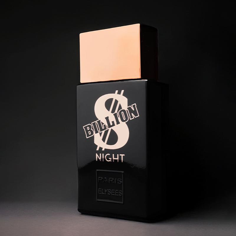 Paris Elysees Billion Night - Billion Dollar Collection Perfume Created in France Eau de Toilette Natural Spray Perfume for Men 100ML (3.3fl.oz.)