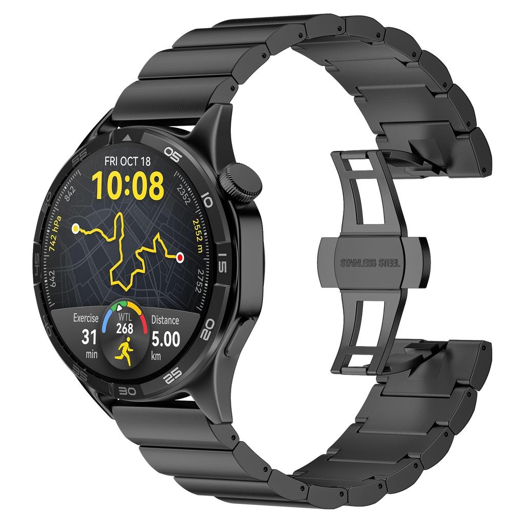 Titanium 22mm Universal Watchband for Huawei GT4 5 46mm GT5 Pro 46mm Strap Huawei Watch 4/3 Pro Man Luxury Belt Amazfit Balance