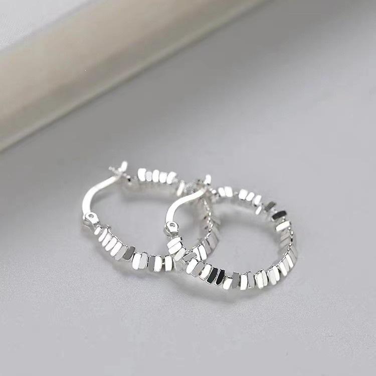 2024 New Luxury 925 Sterling Silver Crushed Earrings – High-End Style for Women