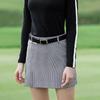 Qirun Pleated Mini Golf Skirt with Polo Shirt and Inner Casual Slim Breathable Women's Pants, Sportswear, Stylish, Fit, Stretchy,