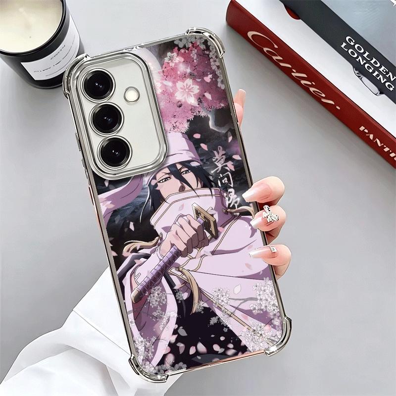 

Bleach Kuchiki Byakuya Plating Phone Case For Samsung A17 A07 A37 A57 A16 A56 A15 A55 A14 A54 A13 A53 A26 A36 A25 A35 A24 A34 A2 Samsung A37