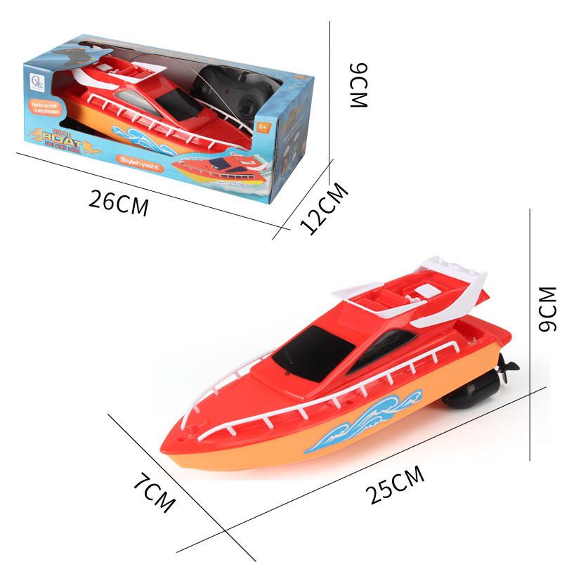 Childrens Remote Control Speedboat Water Toy With Handheld Remote For Outdoor Play