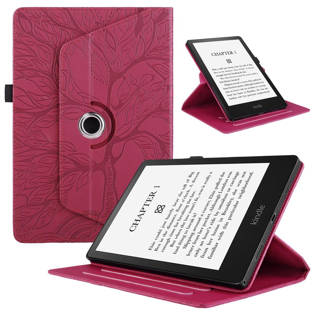 Amazon Kindle Paperwhite 7 12. 2026 Bőrtokhoz, Forgatható Állvány Életfa