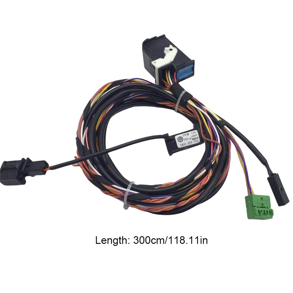 Bluetooth-compatible Car Stereo Audio Harness Cable RCD510 RNS510 Car Stereo Radio Plug Harness with Mic for VW Golf MK5 MK6