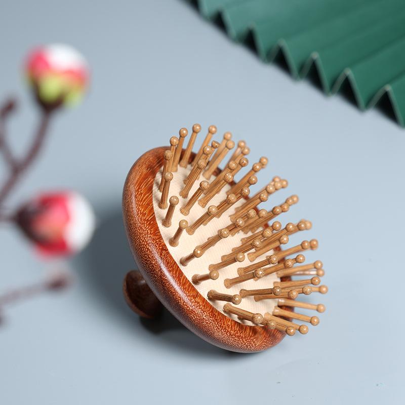 Wooden Hair Brush for Hair Growth Hairbrush Wood Scalp Massager Travel Scalp Massage Brush Air Cushion Hair Brush for Women