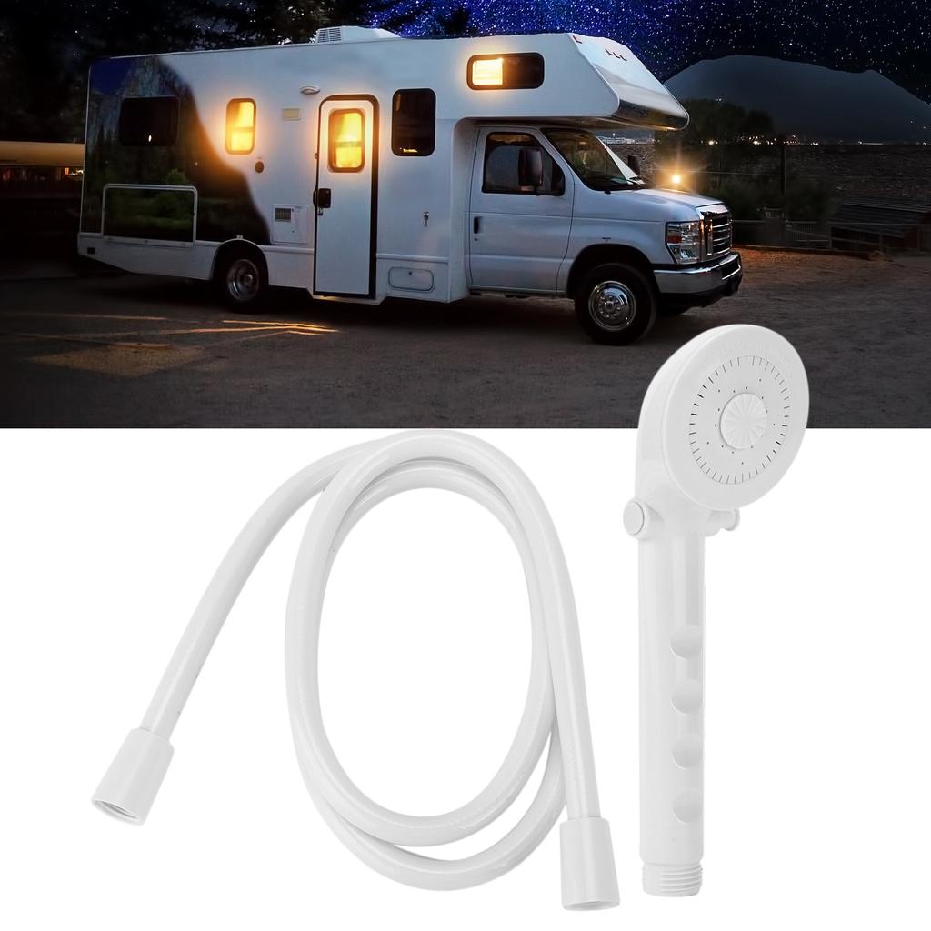 Handheld Shower Head Hose Kit 1in Thread 4.9ft Pipe Accessory for Motorhome Caravan Marine Boat