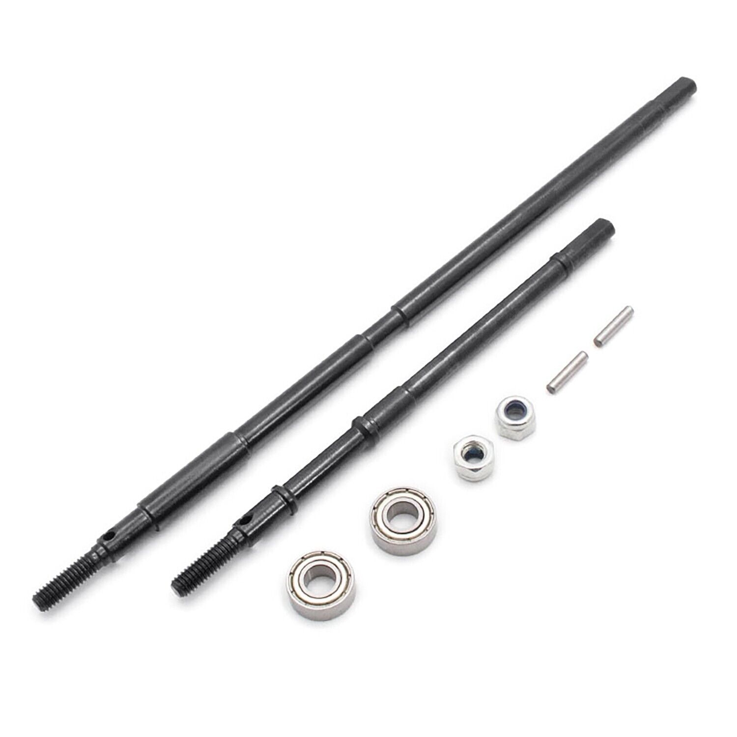 

LCX Racing 1/10 RC Crawler Hard Steel AR60 OCP Rear Axle Drive Shaft for Axial Wraith RR10 SMT10 Upgrades Parts Accessories чорний