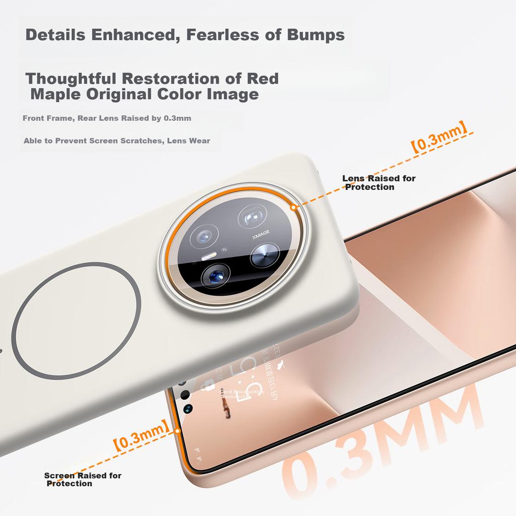 MagneticPhone Case for Huawei Mate70 Pro/70 Pro+ Premium Edition, Full Protection Shockproof Wireless Charging Camera Lens Ultra-Thin Matte