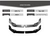 2023+ BMW X5 G05 LCI Sport MP Frontlippen-Splitter Stoßstangen-Modifikation