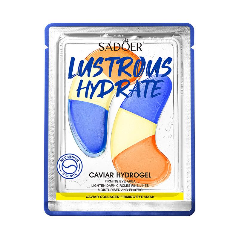 Cherry Blossom Eye Mask Anti Wrinkle Nourishing Improve Eye Bag Lighten Dark Circles Under Eyes Caviar Grape Seed Red Algae Collagen Eye Mask