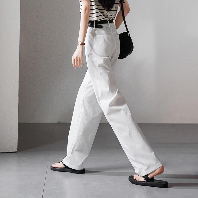 SOFSIL Women's Casual Straight-Leg Mop Pants