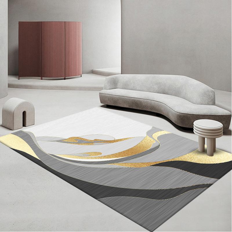 

Простой геометрический ковер для гостиной, ковер под диван и журнальный столик, напольный коврик, коврик на весь пол для офиса, прикроватный коврик для гардеробной 60*90cm