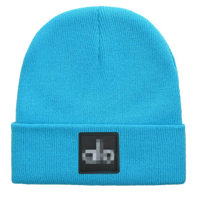 Winter Knit Beanie Warm Embroidery Stretch Casual Hat Men Women