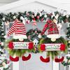 Christmas Wreath Exquisite Door Hanging Home Decoration Christmas Decoration Xmas Atmosphere 50x30x3cm