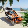Son Goku Print Beach Towel, Large Soft Quick Dry Towel for Beach Camping Swimming