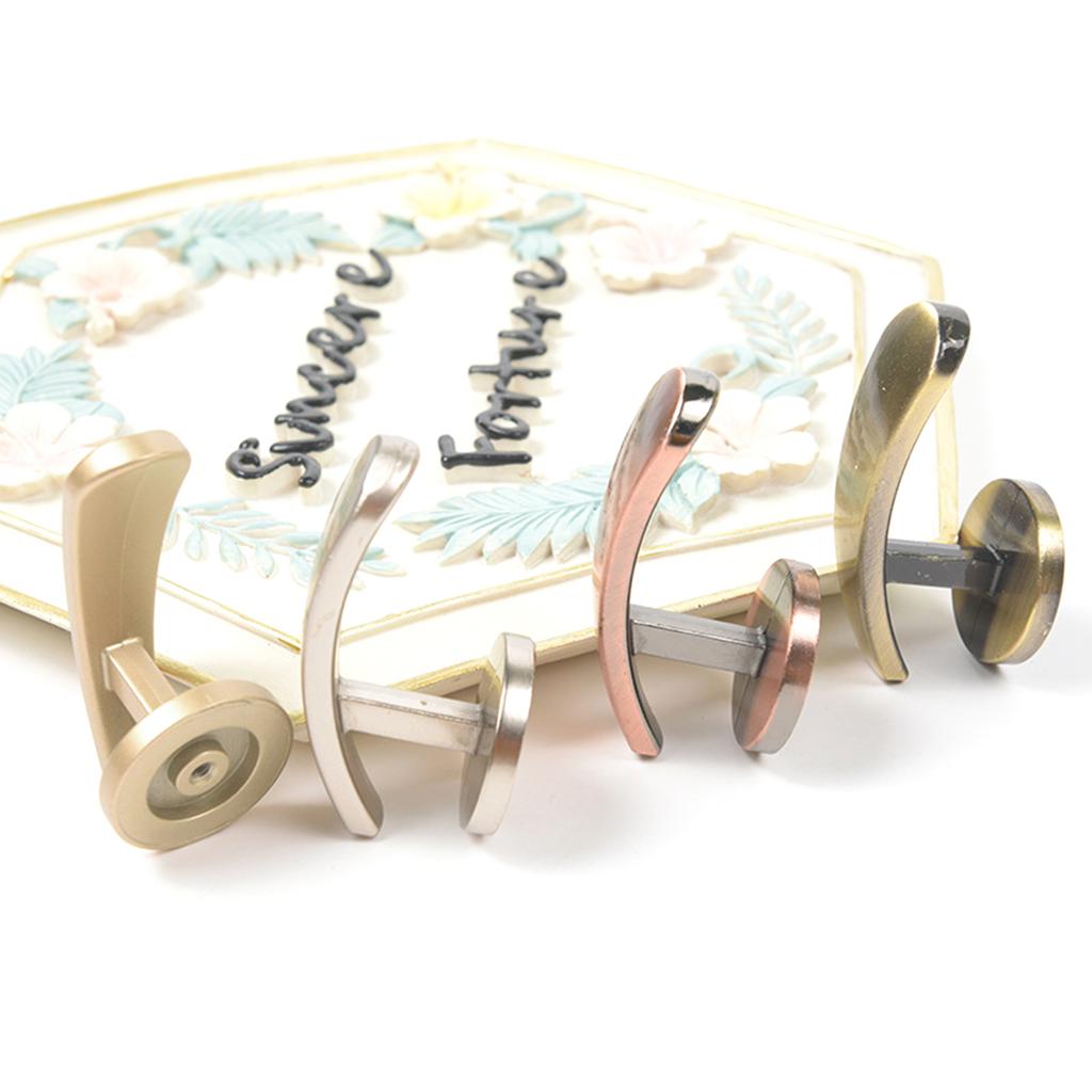 1pair Wall Hooks Metal Curtain Holdback Hangers Classical Vintage Metal Finishes