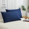 Pillowcase 1pc Cotton Solid Color Pillow Covers 48x74 70x70 Envelope Pillowcover Premium Grade Bedding Pillow Case