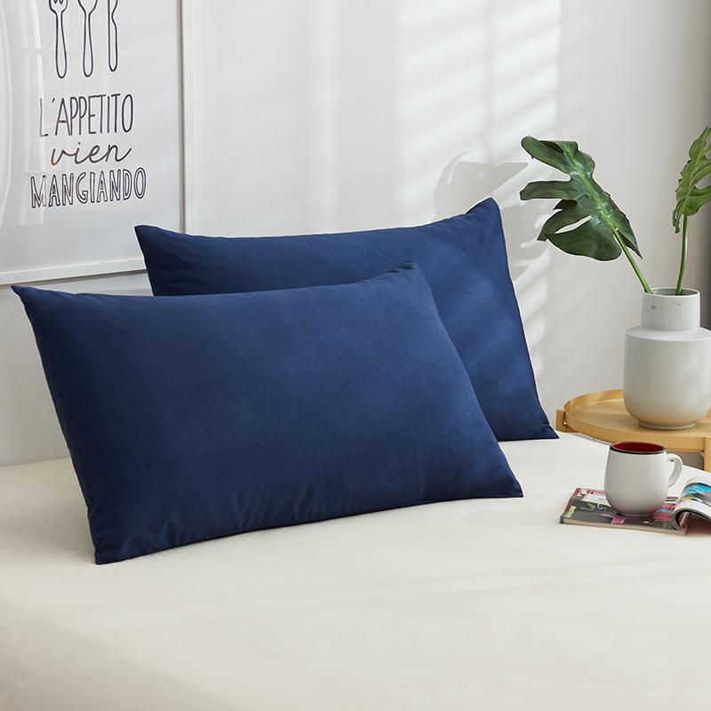 Pillowcase 1pc Cotton Solid Color Pillow Covers 48x74 70x70 Envelope Pillowcover Premium Grade Bedding Pillow Case
