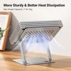 UGREEN Laptop Stand, Adjustable Laptop Riser with Heat-Vent, Ergonomic Foldable Laptop Stand