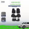 Denza N8-23 Black Nylon Car Floor Mats: Dirt, Wear, and Wrinkle Resistant, Easy-to-Clean.