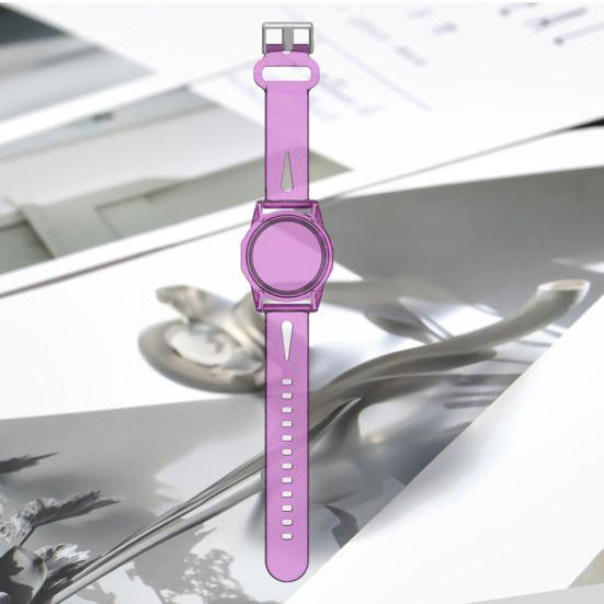 360 Degree Waterproof Silicone Wristband Case Adjustable Wrist Strap Protective Cover Anti-Lost Tracker Accessories for Apple AirTag