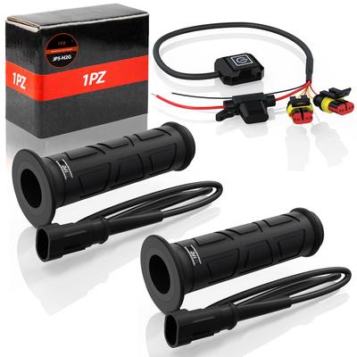 1PZ Punhos Aquecidos Elétricos Ajustáveis 12V para Impermeáveis Superaquecimento Compatíveis com 22mm para e Scooters JP5-H2G 3 Níveis Motocicletas, Design,