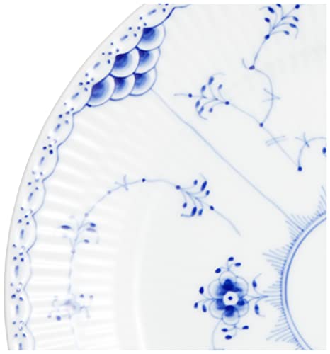 [Officially Imported] Royal Copenhagen Blue Fluted Half Lace Plate, 19cm, 1017222