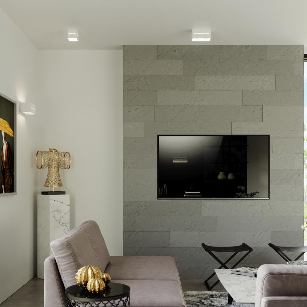 Plafon Basalt 1 G9 Biały Alu Lumilo 02.129.09