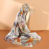 88x88cm 100% Maulbeerseide Köper Schal Luxuriöses Übergroßes Quadratisches Tuch Elegantes Damen-Tuch für Frühling Sommer Herbst