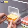 Butter Käse Aufbewahrungsbox Transparente Käsebox Kühlschrank Küche Obst Gemüse Frischhalte-Organizer Aufbewahrungsbox