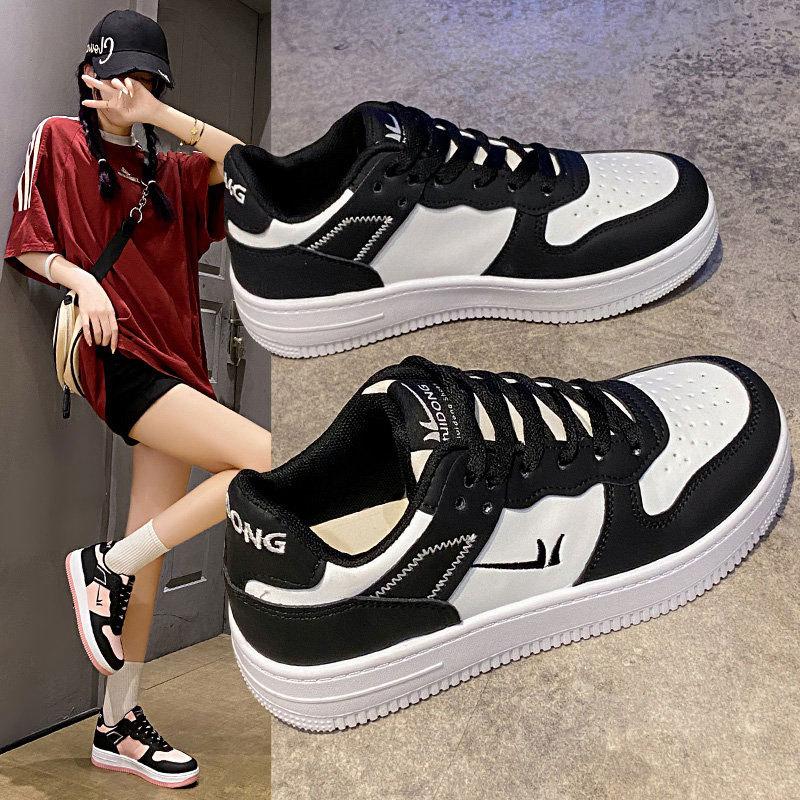 Thick Baseplate Shoes Women's Versatile and Light Casual Shoes Children's Spring 2025 New School Style Temperament Sports Shoes Women