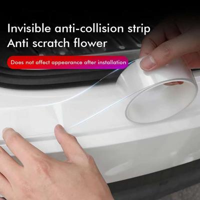 Universal Car Door Edge & Sill Protector - Transparent Anti-Scratch Film, Auto Accessories